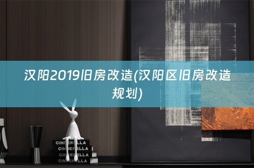 汉阳2019旧房改造(汉阳区旧房改造规划)