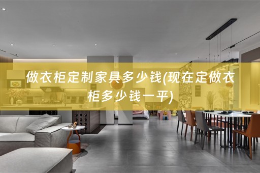 做衣柜定制家具多少钱(现在定做衣柜多少钱一平)