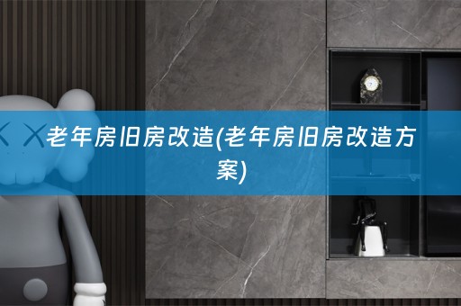 老年房旧房改造(老年房旧房改造方案)