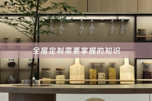 需要掌握的知识