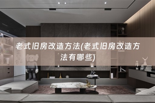 老式旧房改造方法(老式旧房改造方法有哪些)