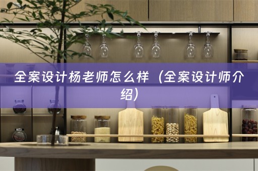 全案设计杨老师怎么样（全案设计师介绍）