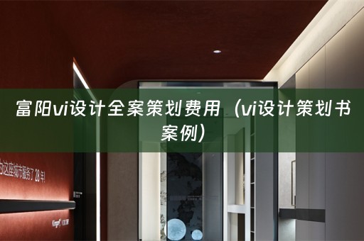 富阳vi设计全案策划费用（vi设计策划书案例）