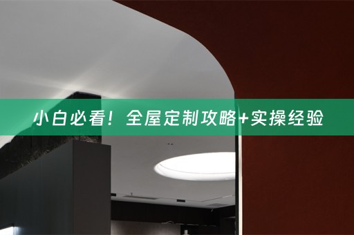 小白必看！攻略+实操经验