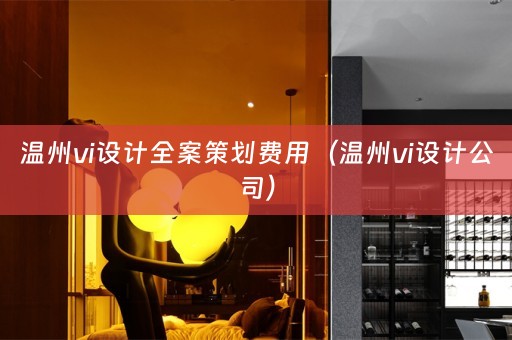 温州vi设计全案策划费用（温州vi设计公司）