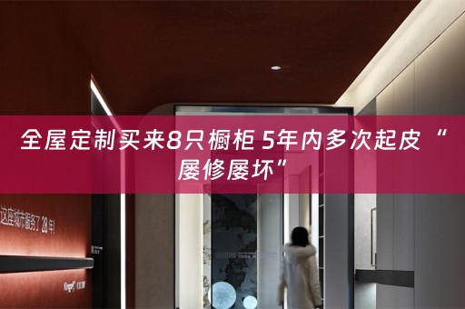 买来8只橱柜 5年内多次起皮“屡修屡坏”