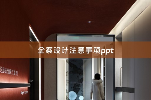 全案设计注意事项ppt