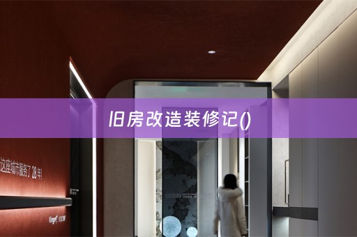 旧房改造装修记()