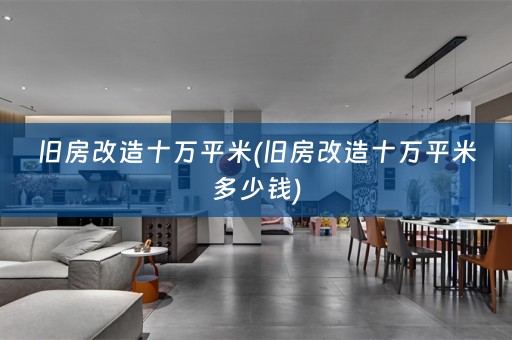 旧房改造十万平米(旧房改造十万平米多少钱)