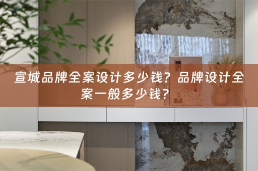 宣城品牌全案设计多少钱？品牌设计全案一般多少钱？ 