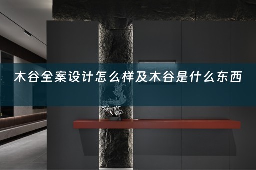 木谷全案设计怎么样及木谷是什么东西 