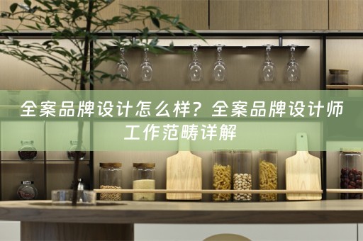全案品牌设计怎么样？全案品牌设计师工作范畴详解 