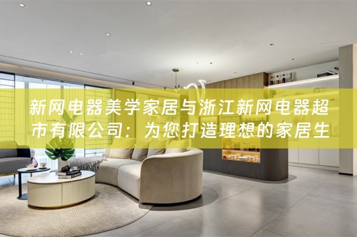 新网电器美学家居与浙江新网电器超市有限公司：为您打造理想的家居生活