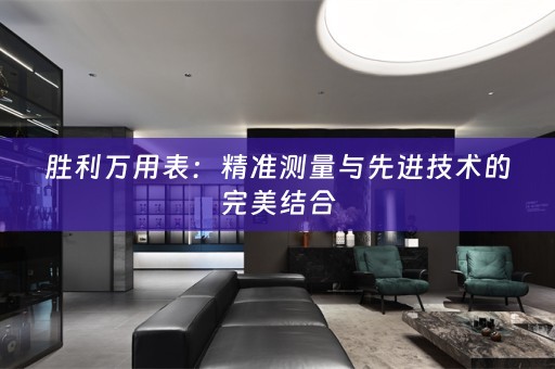 胜利万用表：精准测量与先进技术的完美结合