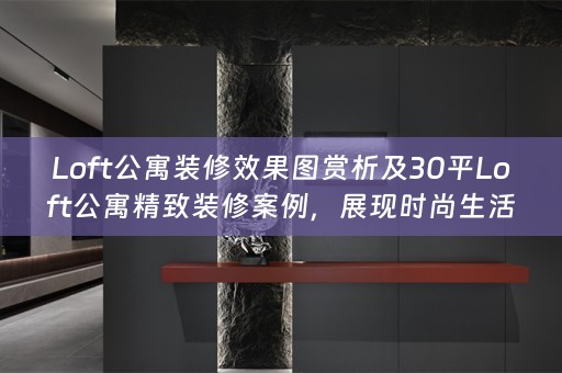 Loft公寓装修效果图赏析及30平Loft公寓精致装修案例，展现时尚生活空间