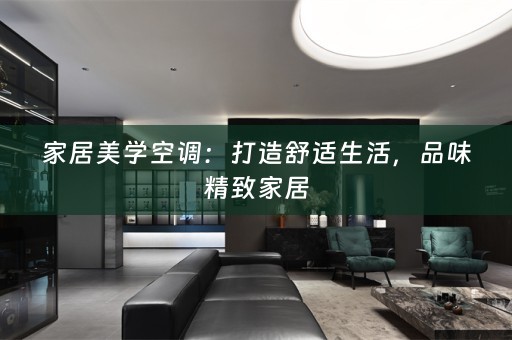 家居美学空调：打造舒适生活，品味精致家居
