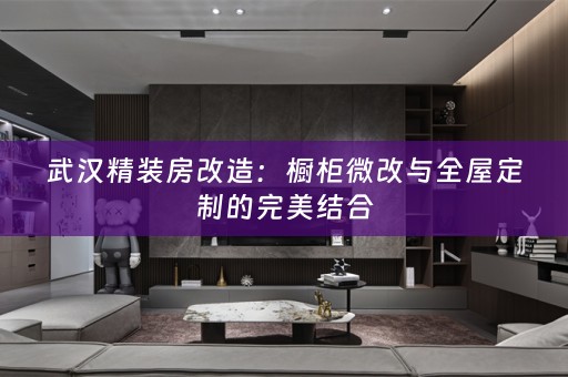 武汉精装房改造：橱柜微改与的完美结合