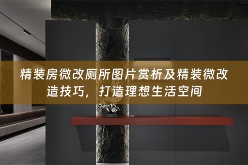 精装房微改厕所图片赏析及精装微改造技巧，打造理想生活空间