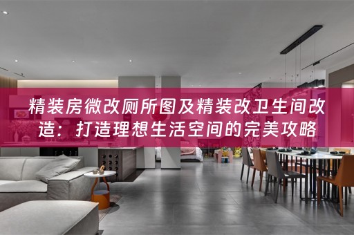 精装房微改厕所图及精装改卫生间改造：打造理想生活空间的完美攻略