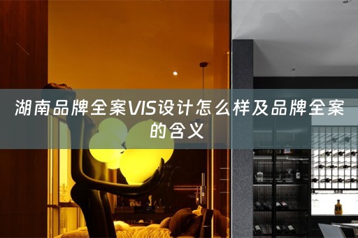 湖南品牌全案VIS设计怎么样及品牌全案的含义 