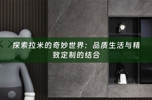 探索拉米的奇妙世界：品质生活与精致定制的结合
