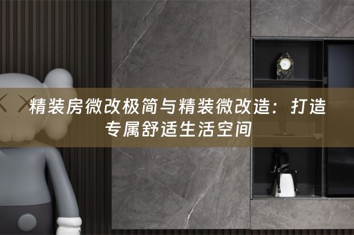 精装房微改极简与精装微改造：打造专属舒适生活空间