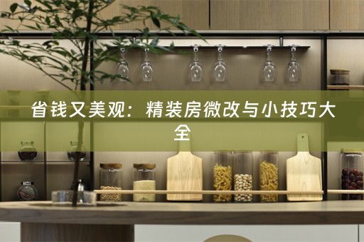 省钱又美观：精装房微改与小技巧大全