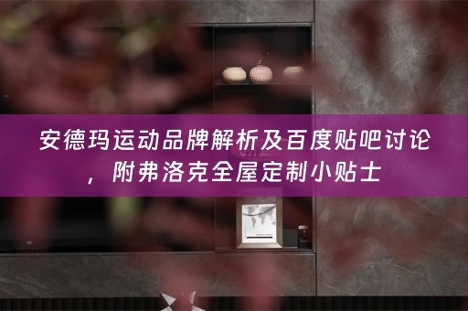 安德玛运动品牌解析及百度贴吧讨论，附弗洛克小贴士
