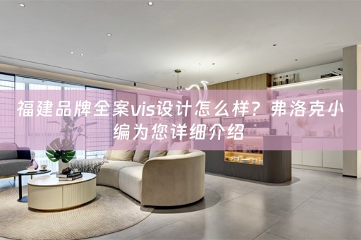 福建品牌全案vis设计怎么样？弗洛克小编为您详细介绍 