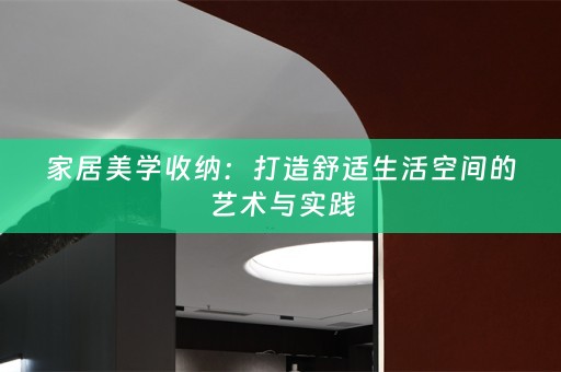 家居美学收纳：打造舒适生活空间的艺术与实践
