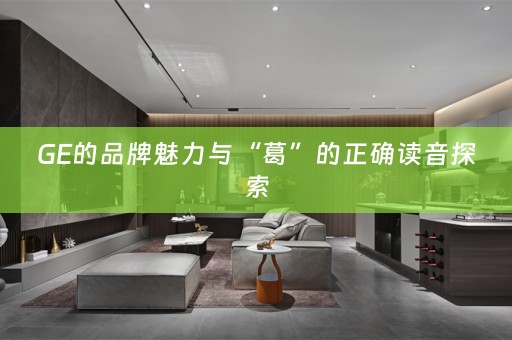 GE的品牌魅力与“葛”的正确读音探索