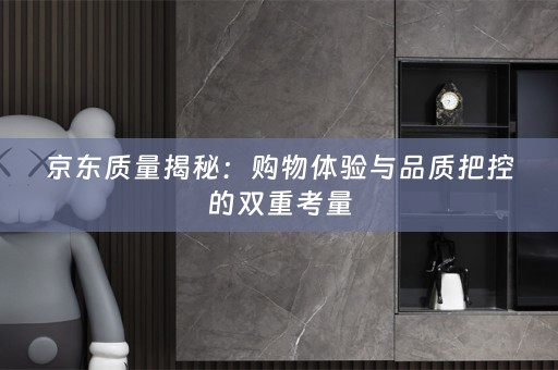 京东质量揭秘：购物体验与品质把控的双重考量
