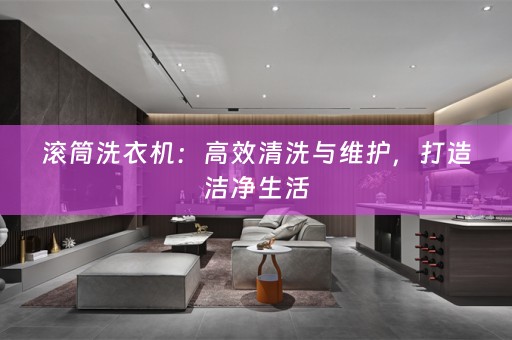 滚筒洗衣机：高效清洗与维护，打造洁净生活