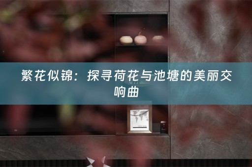 繁花似锦：探寻荷花与池塘的美丽交响曲
