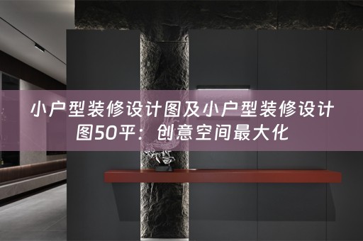 小户型装修设计图及小户型装修设计图50平：创意空间最大化
