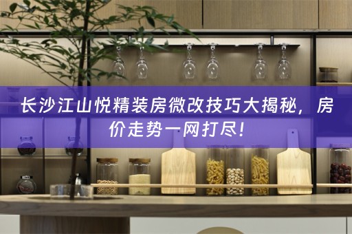 长沙江山悦精装房微改技巧大揭秘，房价走势一网打尽！