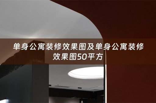 单身公寓装修效果图及单身公寓装修效果图50平方