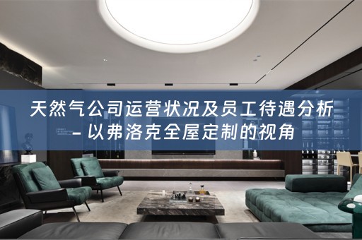 天然气公司运营状况及员工待遇分析 - 以弗洛克的视角