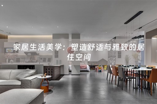 家居生活美学：塑造舒适与雅致的居住空间
