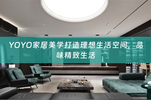 YOYO家居美学打造理想生活空间，品味精致生活