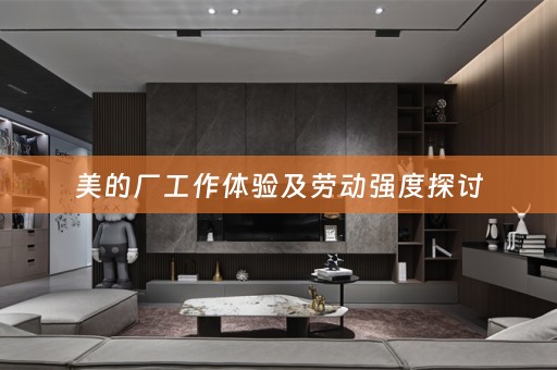 美的厂工作体验及劳动强度探讨