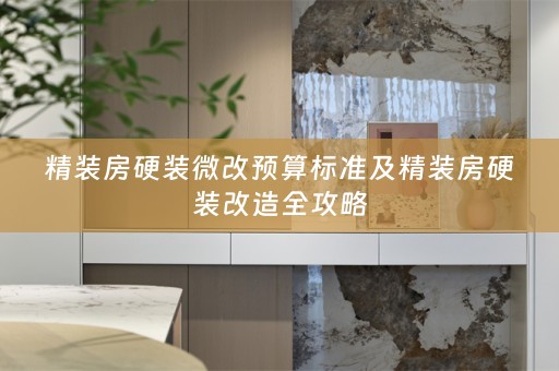 精装房硬装微改预算标准及精装房硬装改造全攻略