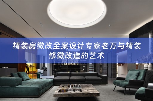 精装房微改专家老万与精装修微改造的艺术