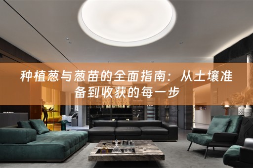 种植葱与葱苗的全面指南：从土壤准备到收获的每一步