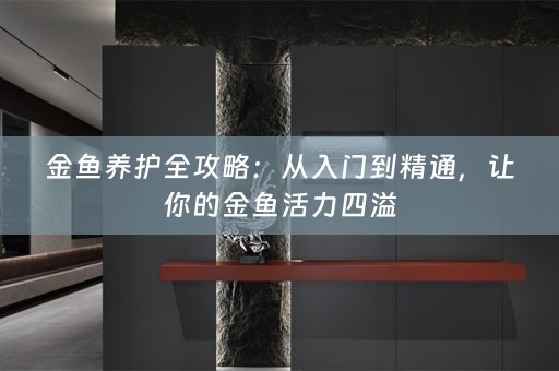 金鱼养护全攻略：从入门到精通，让你的金鱼活力四溢