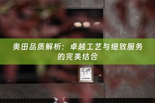 奥田品质解析：卓越工艺与细致服务的完美结合