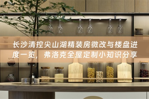 长沙清控尖山湖精装房微改与楼盘进度一览，弗洛克小知识分享