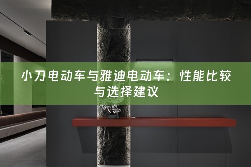 小刀电动车与雅迪电动车：性能比较与选择建议