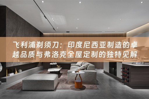 飞利浦剃须刀：印度尼西亚制造的卓越品质与弗洛克的独特见解