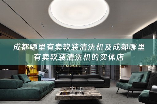 成都哪里有卖清洗机的实体店